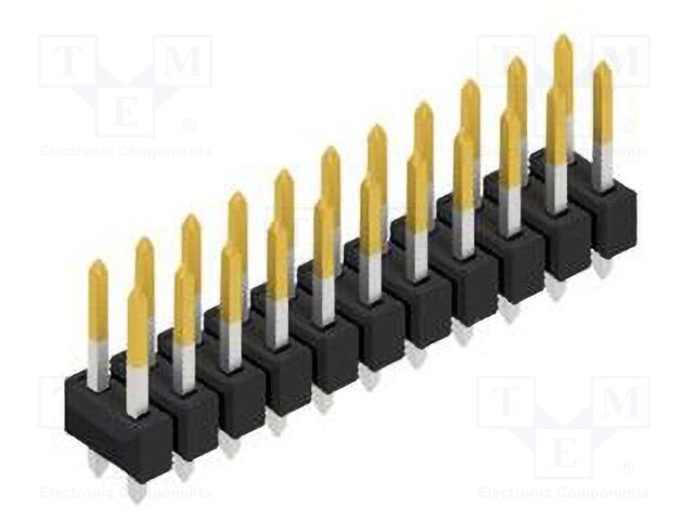 Connector: pin strips; pin header; male; PIN: 22; 2.54mm; THT; 2x11