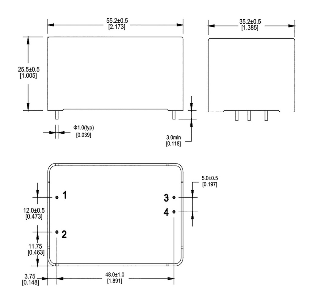 Converter: AC/DC; 10W; 85÷265VAC; Usup: 100÷370VDC; Uout: 3.3VDC