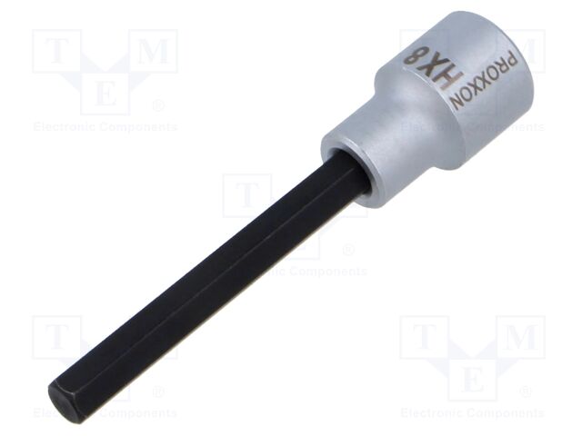Wrench; hex key,socket spanner; HEX 8mm; 1/2"; 100mm