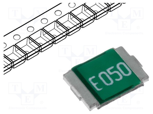 Fuse: PTC polymer; 500mA; Case: 1812