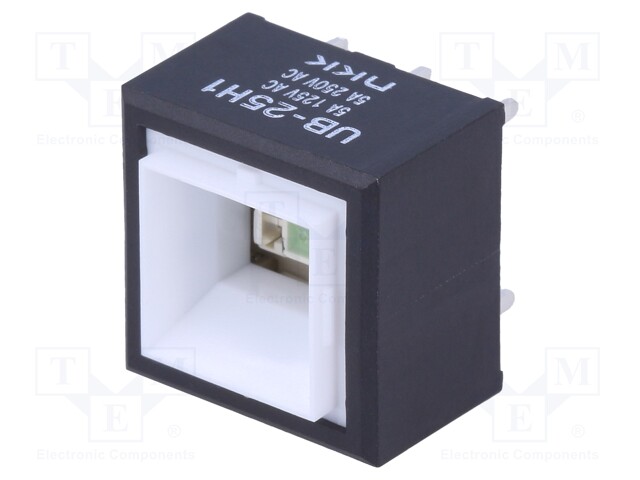 Switch: push-button; Pos: 2; DPDT; 5A/125VAC; ON-(ON)