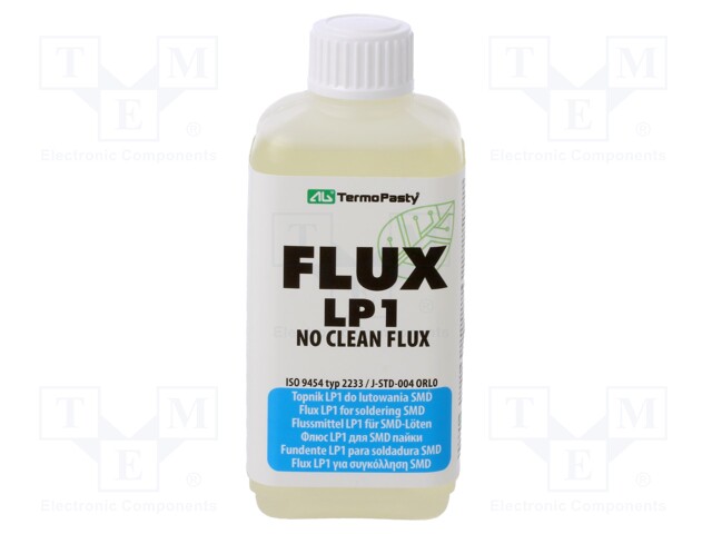 Flux: rosin based; halide-free,No Clean,Lead Free; liquid; 0.1l