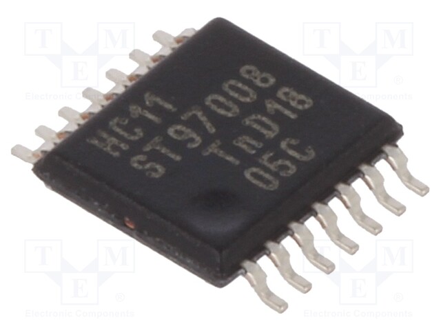 IC: digital; AND; Channels: 3; IN: 3; SMD; TSSOP14; Series: HC; 2÷6VDC