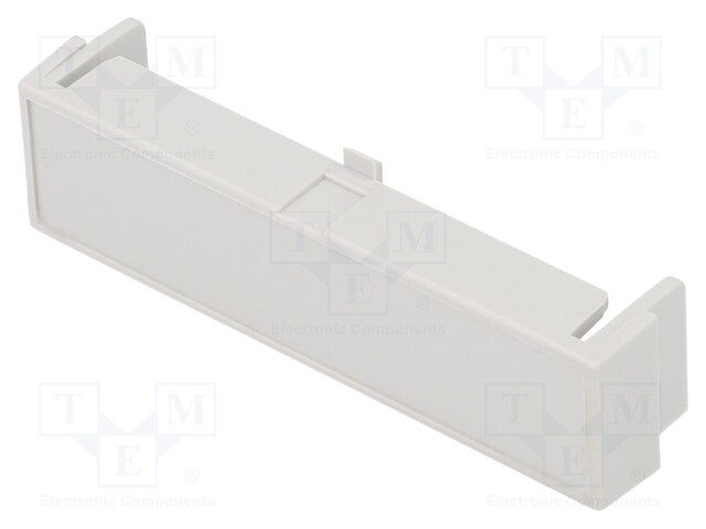Terminal cover; w/o holes; grey