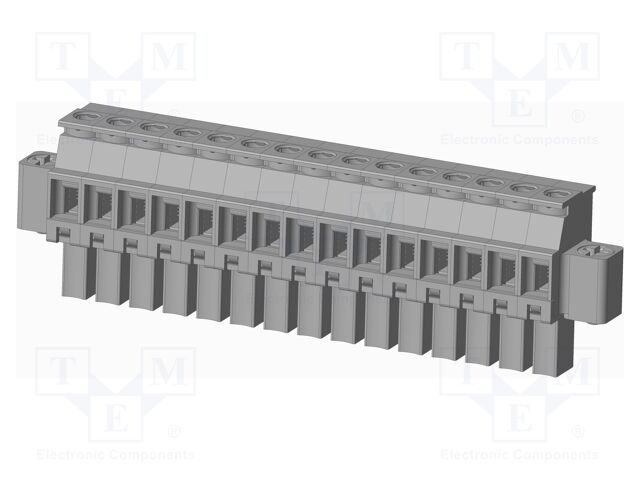 Connector: pluggable terminal block; plug; female; angled 90°
