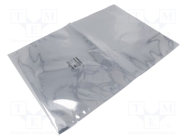 Protection bag; ESD; L: 457mm; W: 305mm; D: 76um; Features: open