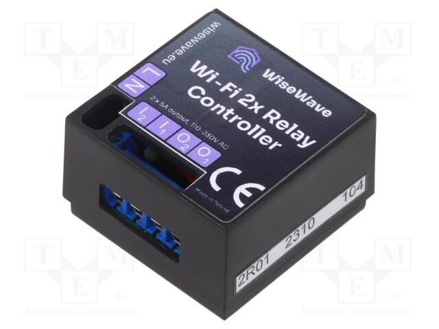 Two-channel controller; WiseWave; flush mount; 110÷230VAC; IP20