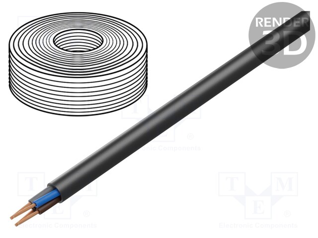 Wire; H07RN-F,TITANEX®; stranded; Cu; 4G35mm2; rubber; black