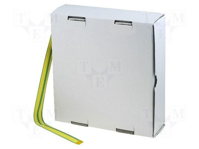Heat shrink sleeve; glueless; 2: 1; 3.2mm; yellow-green; -55÷125°C
