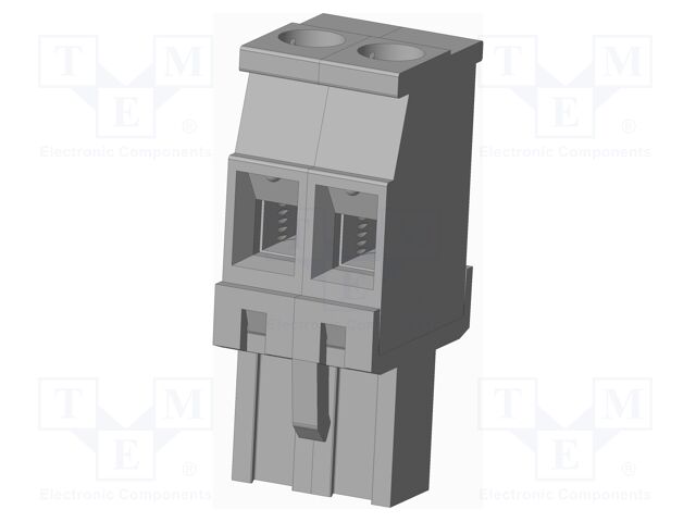 Connector: pluggable terminal block; plug; female; angled 90°