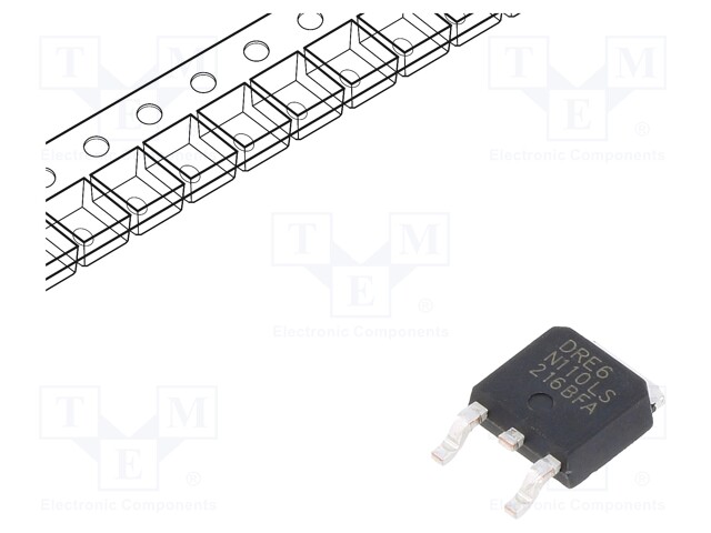 Transistor: N-MOSFET; unipolar; 65V; 30A; Idm: 160A; 42W; DPAK