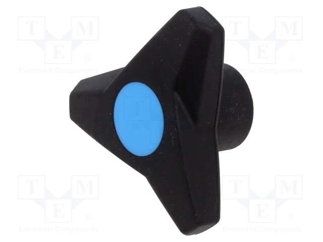 Knob; Ø: 63mm; Int.thread: M8; 13mm; H: 30.5mm; technopolymer PA