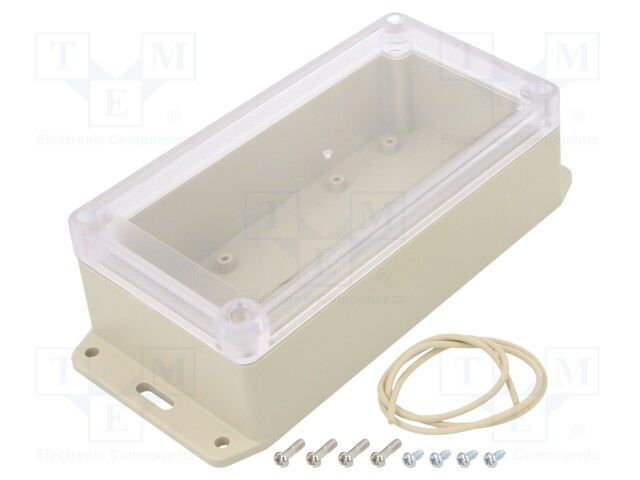 Enclosure: multipurpose; X: 85mm; Y: 165mm; Z: 55mm; Ritec; ABS; IP65