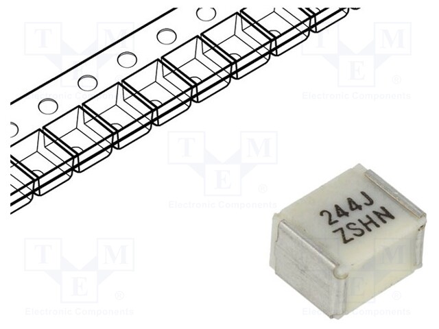 Capacitor: metallized PPS; 220nF; SMD; ±5%; 2824; -55÷125°C; 6V/μs