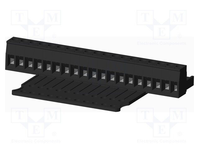 Connector: pluggable terminal block; plug; female; straight; 300V