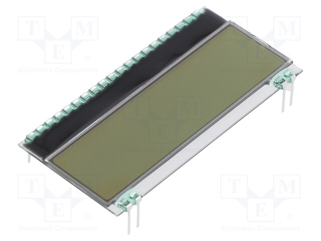 Display: LCD; alphanumeric; FSTN Positive; 16x3; white; 55x27.94mm