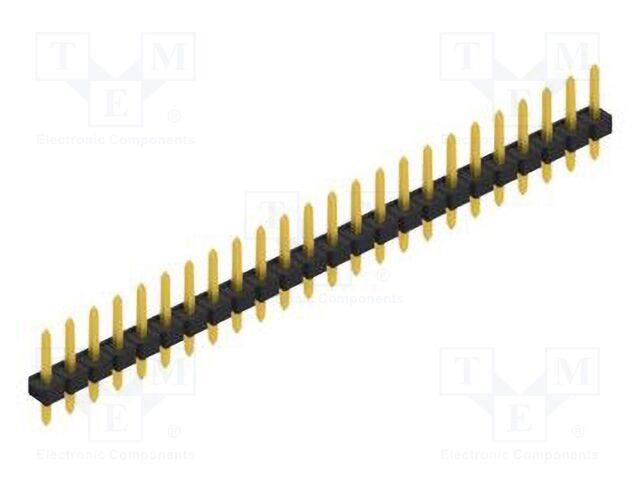 Connector: pin strips; pin header; male; PIN: 24; 2.54mm; THT; 1x24
