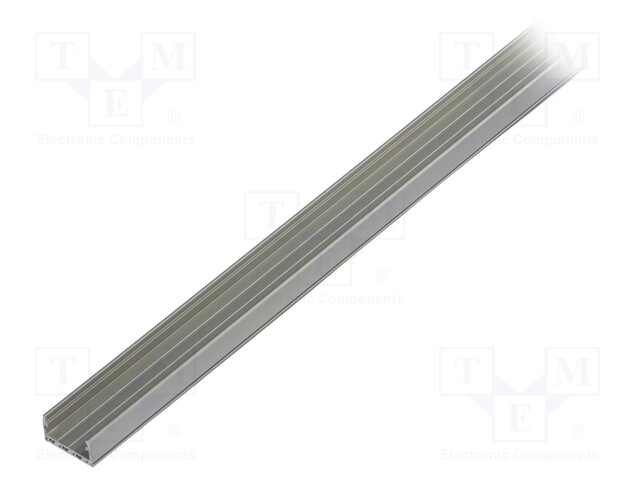 Profiles for LED modules; silver; L: 1m; GIZA-LL; aluminium