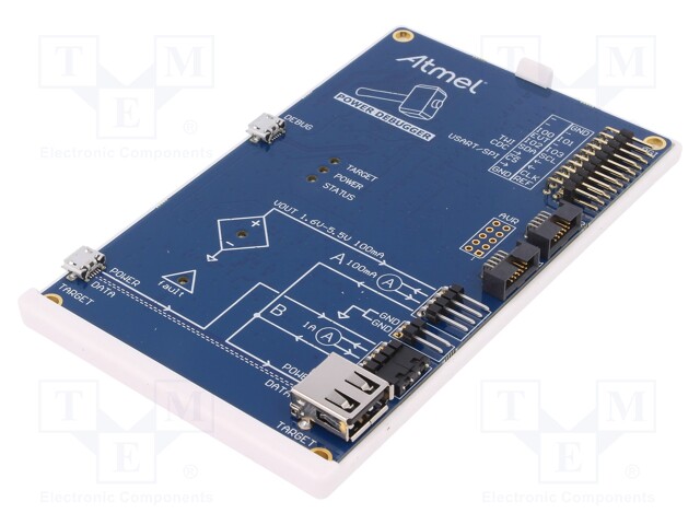 Programmer: debugger; USB A,USB B micro,XPRO plug,pin strips