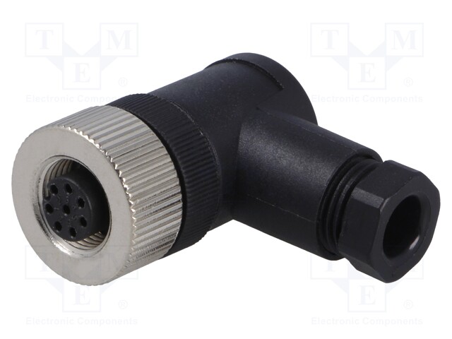 Plug; M12; PIN: 8; female; A code-DeviceNet / CANopen; for cable