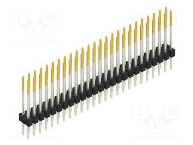 Connector: pin strips; pin header; male; PIN: 50; 2.54mm; THT; 2x25