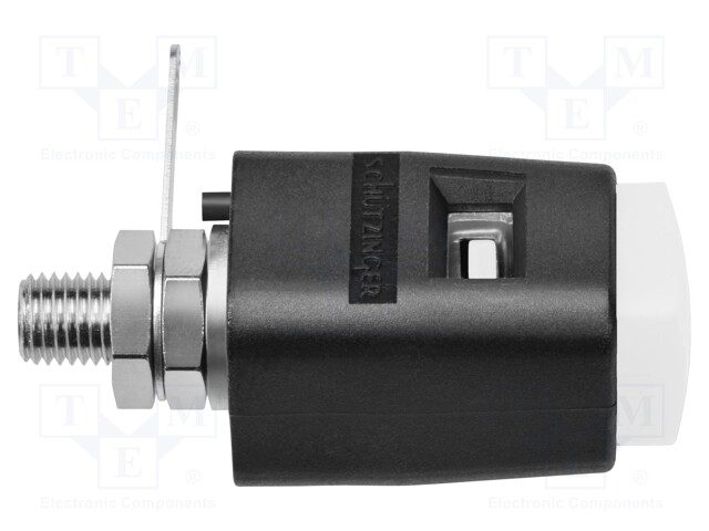 Laboratory clamp; white; 70VDC; 16A; Contacts: nickel; -25÷90°C