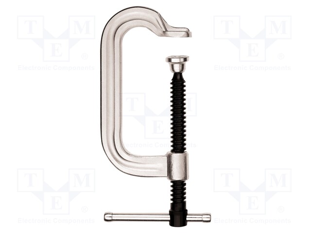 Universal clamp; steel; C; max.250mm; metalworks; 1.5kN