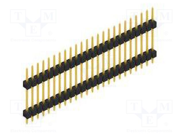 Connector: pin strips; pin header; male; PIN: 24; 2.54mm; THT; 1x24