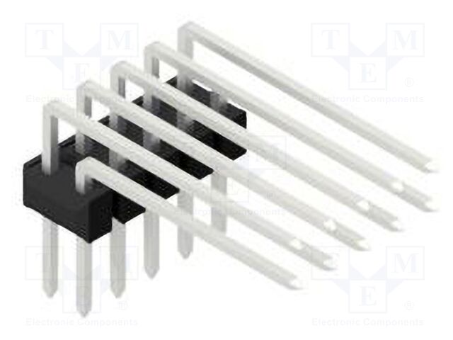 Connector: pin strips; pin header; male; PIN: 10; 2.54mm; THT; 2x5