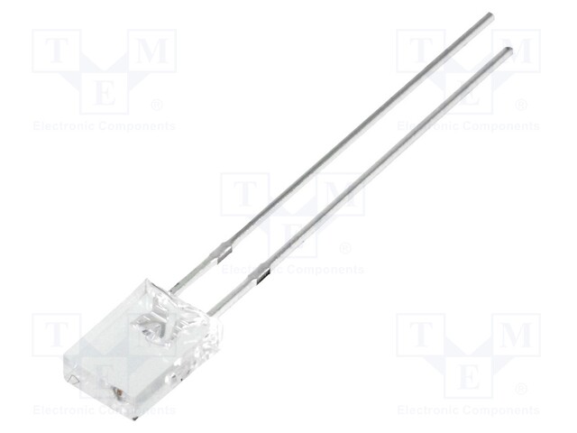 LED; rectangular; 2x5x7mm; violet; 10÷30mcd; 100°; Front: flat; 20mA