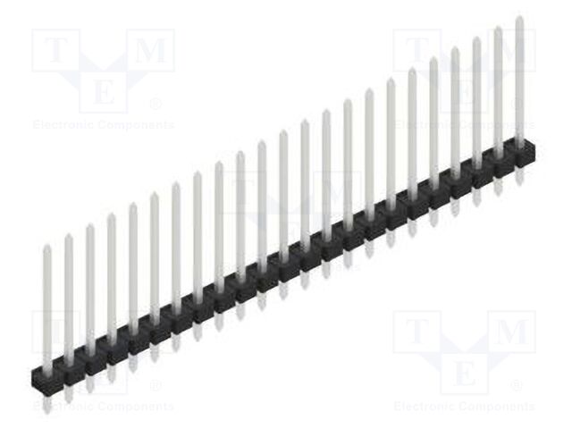 Connector: pin strips; pin header; male; PIN: 23; 2.54mm; THT; 1x23