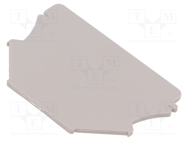 End plate; Application: WDU4; beige; wemid; -50÷120°C