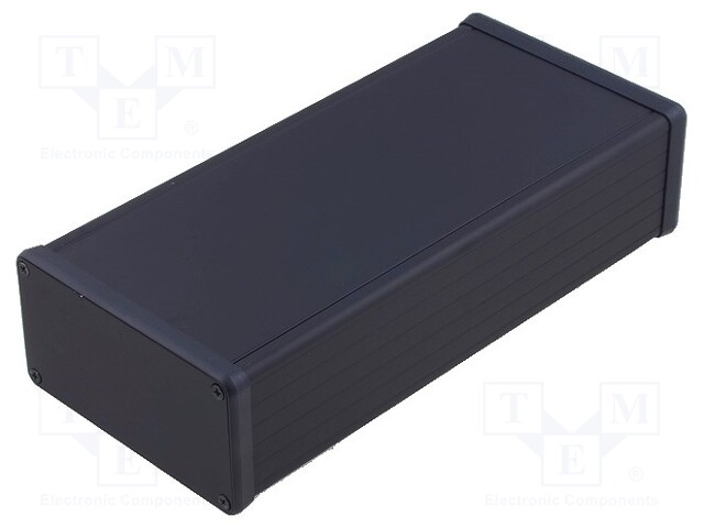 Enclosure: with panel; 1455; X: 103mm; Y: 220mm; Z: 53mm; aluminium