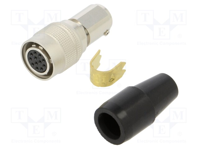 Connector: circular; HR10; Locking: push-pull; plug; female; 2A