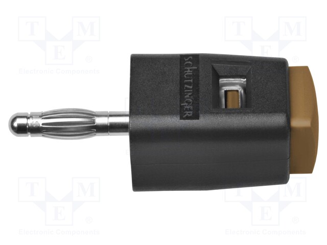 Laboratory clamp; brown; 70VDC; 16A; Contacts: nickel; -25÷90°C