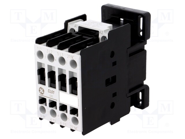 Contactor: 3-pole; NO x3; Auxiliary contacts: NC; 230VAC; 12A; CL