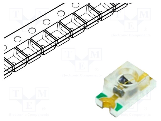 Phototransistor; 1206; λp max: 940nm; 30V; 60°; Lens: transparent