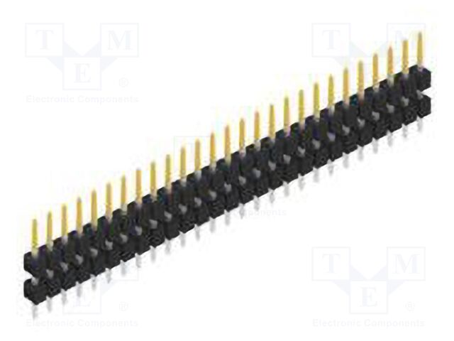 Connector: pin strips; pin header; male; PIN: 27; 2.54mm; THT; 1x27