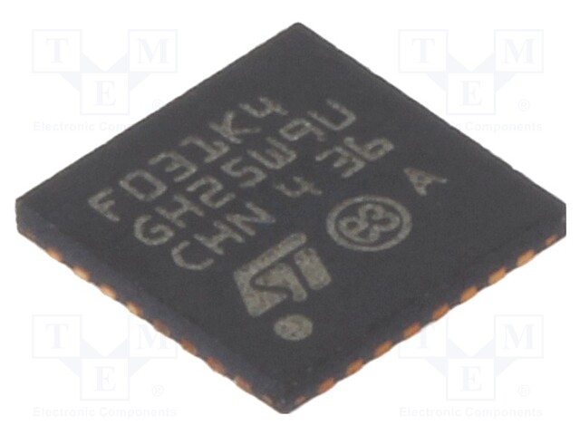 ARM microcontroller; Flash: 16kB; 48MHz; SRAM: 4kB; UFQFPN32