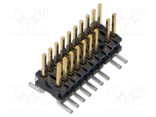 Connector: PCB to PCB; male; PIN: 20; 1.27mm; SMT; socket; vertical