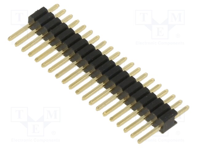 20 Pos. Male SIL Vertical Throughboard Conn.