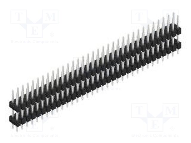 Connector: pin strips; pin header; male; PIN: 66; 2.54mm; THT; 2x33