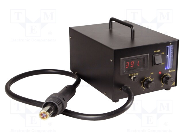 Hot air soldering station; analogue; ESD; 500W; 100÷480°C; 4kg