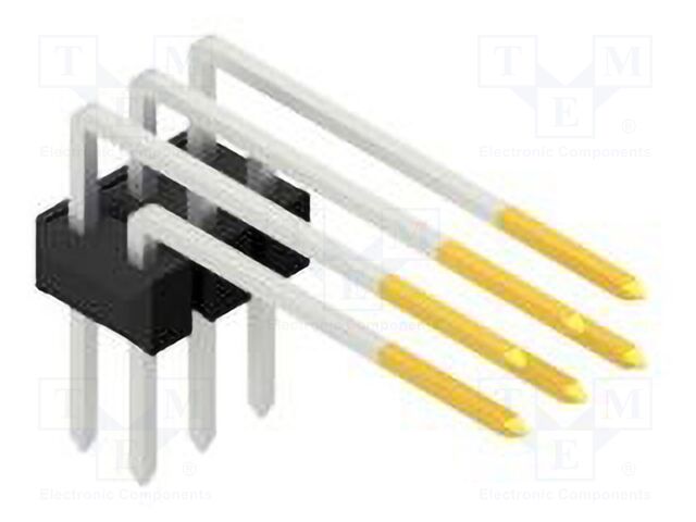 Connector: pin strips; pin header; male; PIN: 6; 2.54mm; THT; 2x3