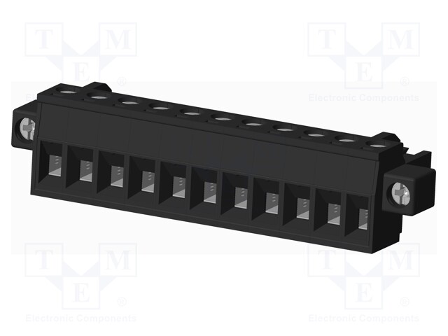 Connector: pluggable terminal block; plug; female; straight; 300V