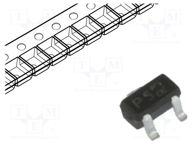 Diode: Schottky rectifying; SMD; 4V; 0.025A; Ufmax: 0.25V; SOT723