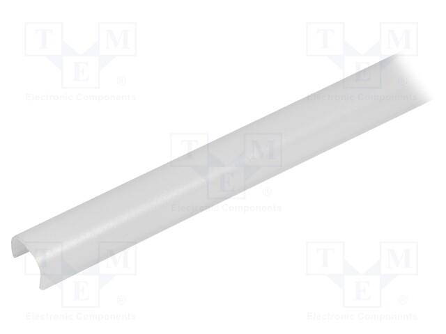 Cover for LED profiles; satin; 1m; G22R; push-in