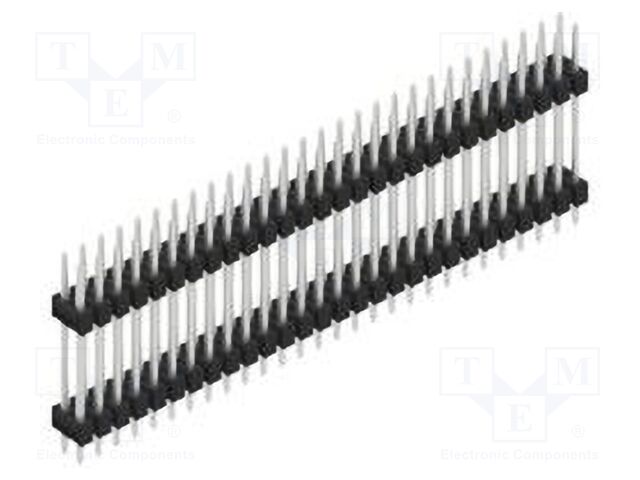 Connector: pin strips; pin header; male; PIN: 56; 2.54mm; THT; 2x28