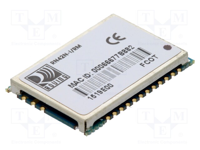 Module: Bluetooth; UART; SMD; Dim: 13.4x20.5x2.4mm; 2.1 EDR