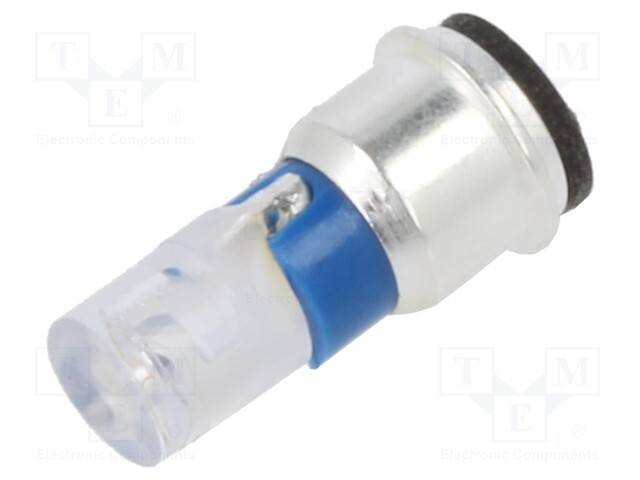 LED lamp; blue; SX3s; 24÷28VDC; No.of diodes: 1; -40÷85°C; 3mm